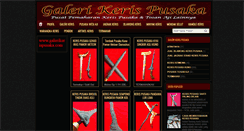 Desktop Screenshot of galerikerispusaka.com